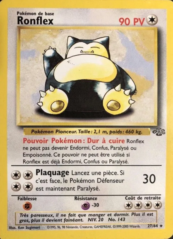Carte Ronflex de l'extension Jungle, numéro 27/64