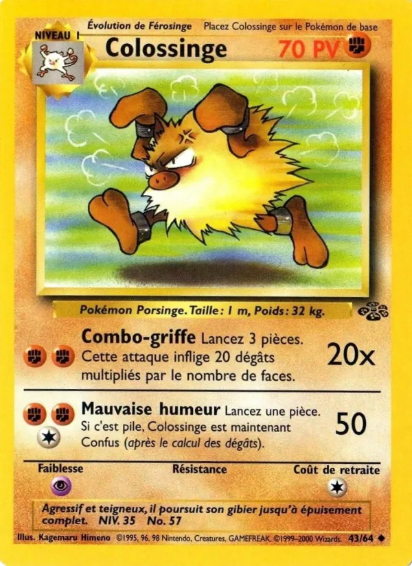 Carte Colossinge de l'extension Jungle, numéro 43/64
