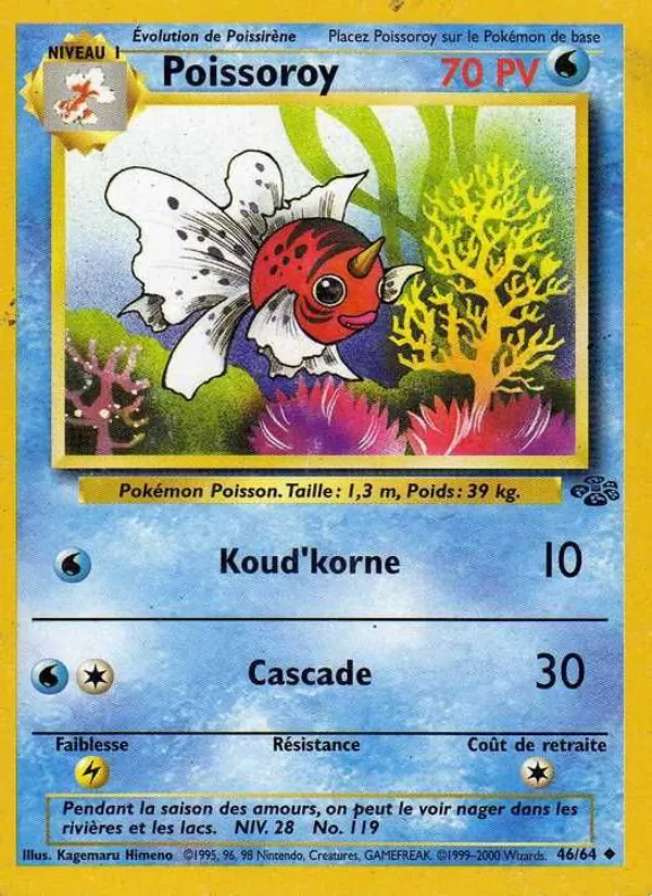 Carte Poissoroy de l'extension Jungle, numéro 46/64