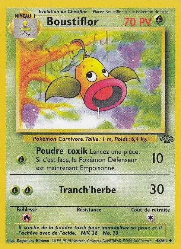 Carte Boustiflor de l'extension Jungle, numéro 48/64