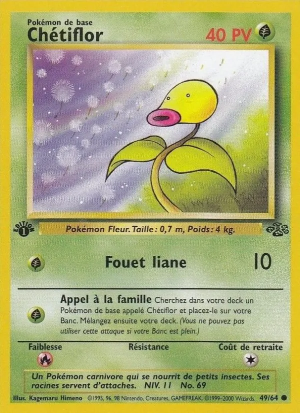 Carte Chétiflor de l'extension Jungle, numéro 49/64