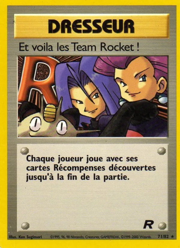 Carte Et voila les Team Rocket ! de l'extension Team Rocket, numéro 15/82