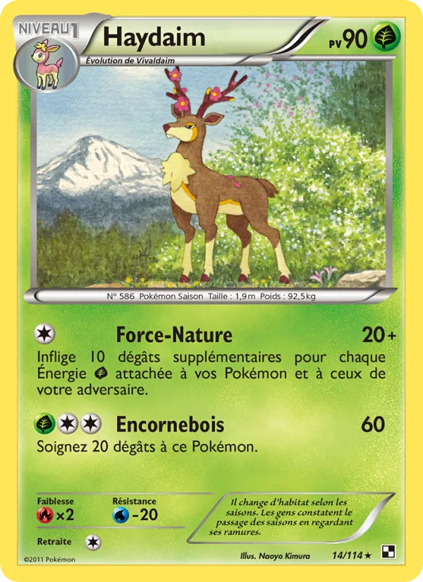 Carte Haydaim de l'extension Noir & Blanc, numéro 14/114