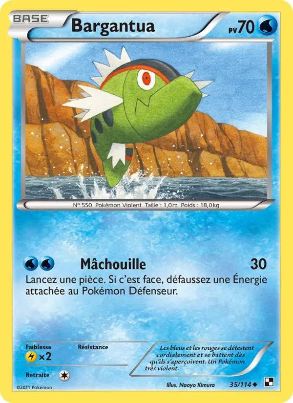 Carte Bargantua de l'extension Noir & Blanc, numéro 35/114