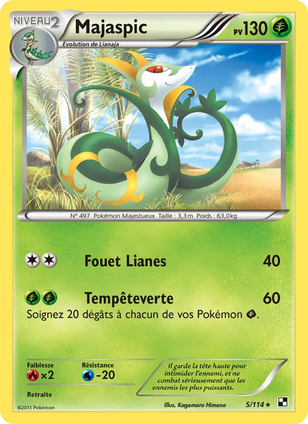Carte Majaspic de l'extension Noir & Blanc, numéro 5/114