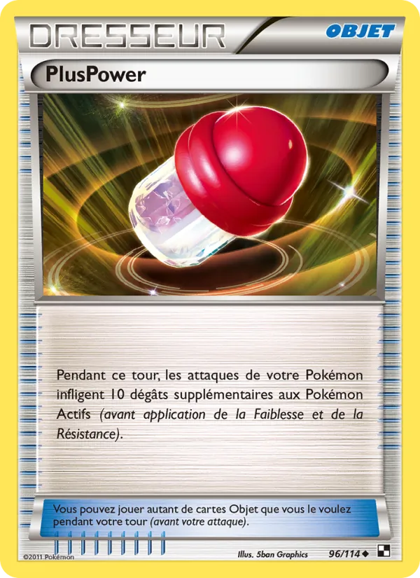 Carte PlusPower de l'extension Noir & Blanc, numéro 96/114