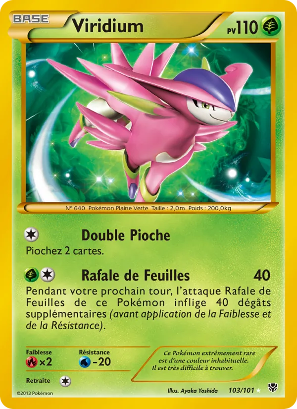 Carte Viridium de l'extension Explosion Plasma, numéro 103/101