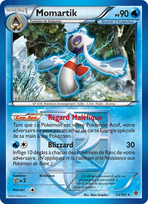 Carte Momartik de l'extension Explosion Plasma, numéro 23/101