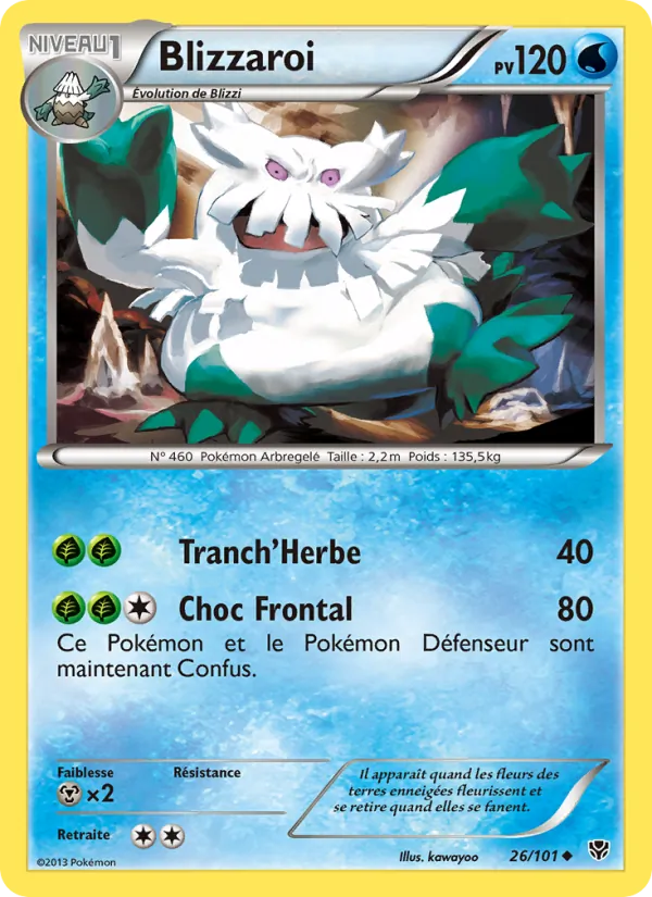 Carte Blizzaroi de l'extension Explosion Plasma, numéro 26/101