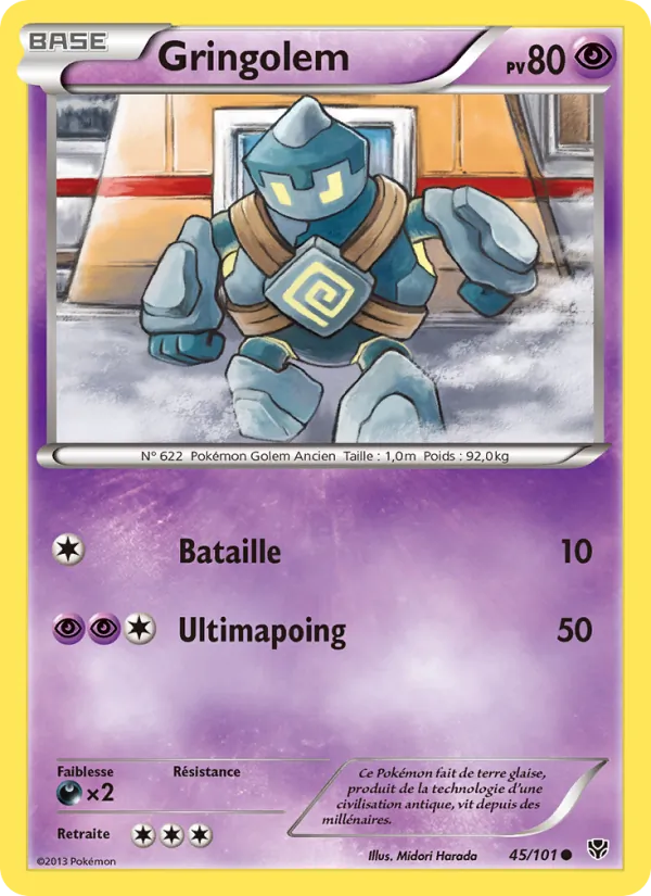 Carte Gringolem de l'extension Explosion Plasma, numéro 45/101