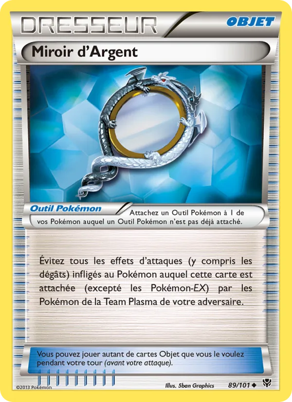 Carte Miroir d’Argent de l'extension Explosion Plasma, numéro 89/101