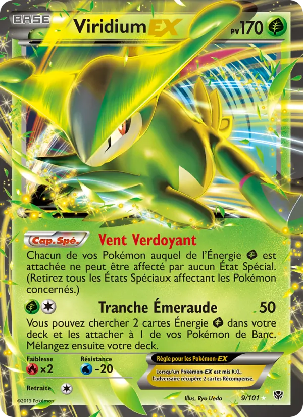 Carte Viridium EX de l'extension Explosion Plasma, numéro 9/101