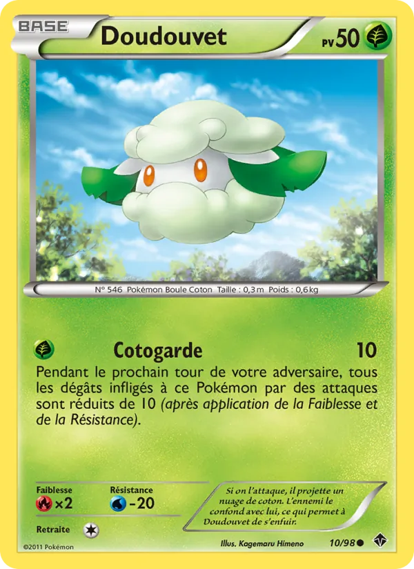 Carte Doudouvet de l'extension Pouvoirs Émergents, numéro 10/98