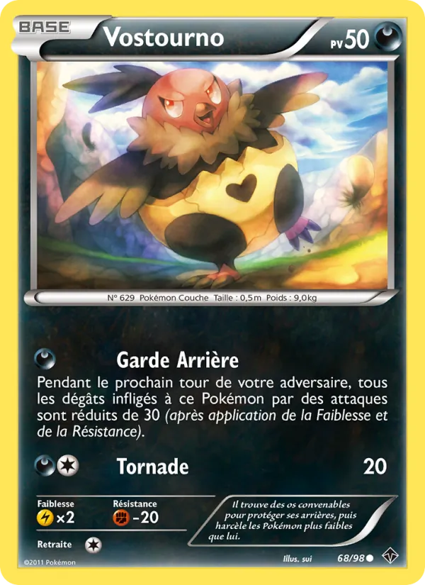 Carte Vostourno de l'extension Pouvoirs Émergents, numéro 68/98