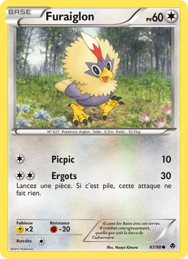 Carte Furaiglon de l'extension Pouvoirs Émergents, numéro 87/98