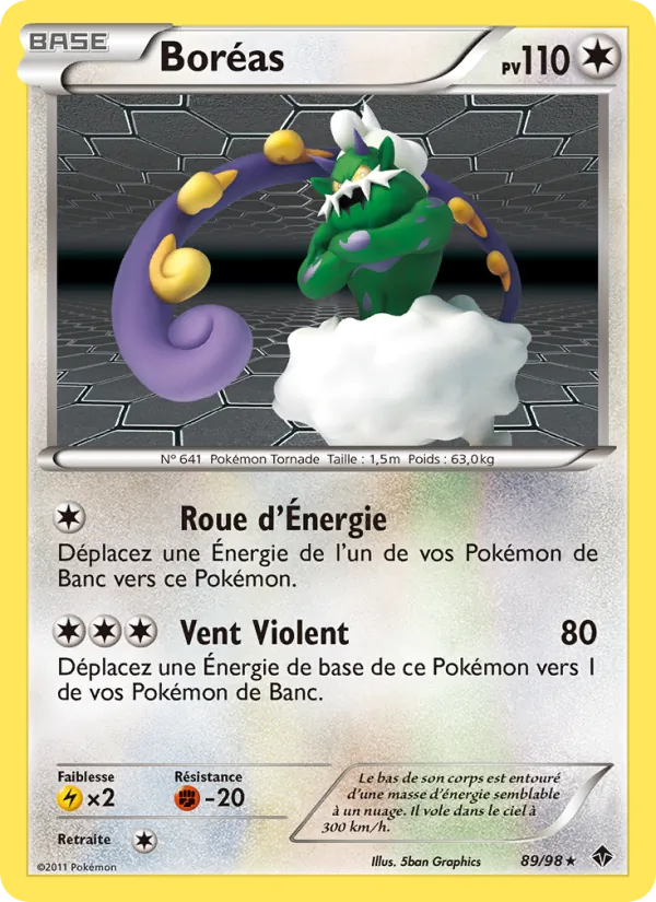 Carte Boréas de l'extension Pouvoirs Émergents, numéro 89/98