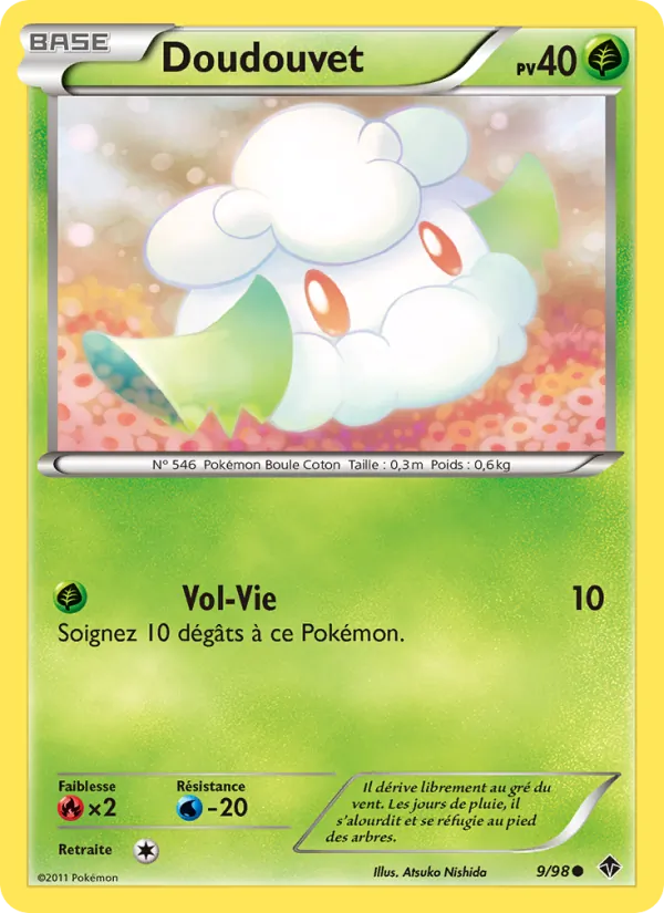 Carte Doudouvet de l'extension Pouvoirs Émergents, numéro 9/98