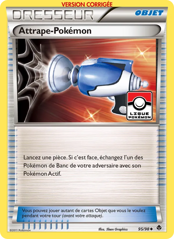 Carte Attrape-Pokémon de l'extension Pouvoirs Émergents, numéro 95/98