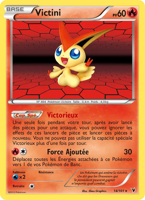 Carte Victini de l'extension Nobles Victoires, numéro 14/101