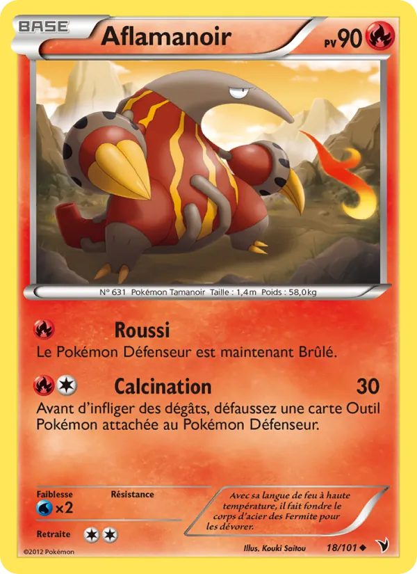 Carte Aflamanoir de l'extension Nobles Victoires, numéro 18/101