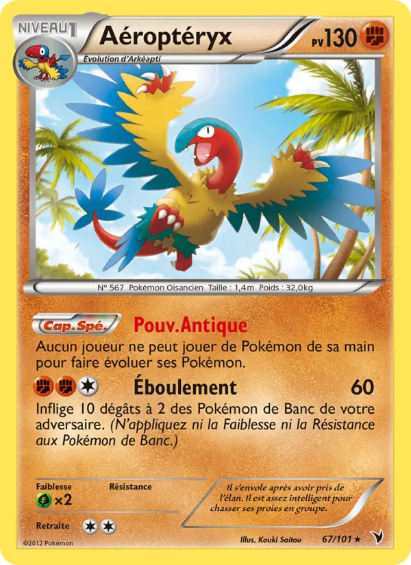 Carte Aéroptéryx de l'extension Nobles Victoires, numéro 67/101