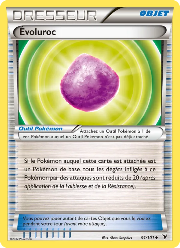 Carte Évoluroc de l'extension Nobles Victoires, numéro 91/101