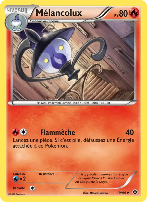Carte Mélancolux de l'extension Destinées Futures, numéro 19/99