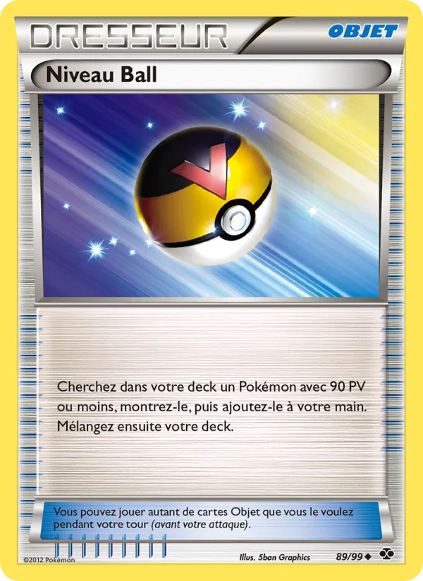 Carte Niveau Ball de l'extension Destinées Futures, numéro 89/99