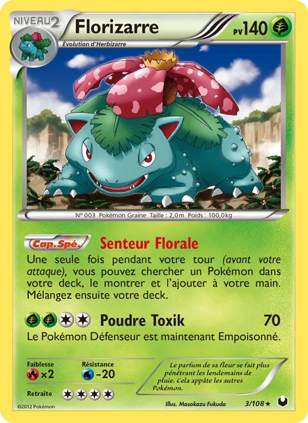 Carte Florizarre de l'extension Explorateurs Obscurs, numéro 3/108