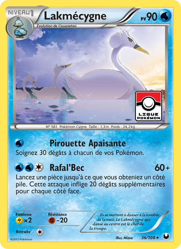 Carte Lakmécygne de l'extension Explorateurs Obscurs, numéro 36/108
