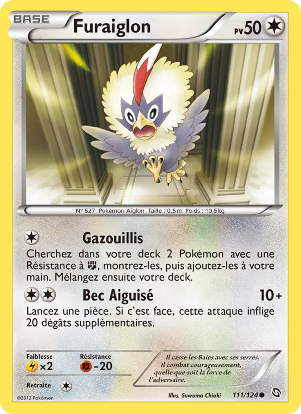 Carte Furaiglon de l'extension Dragons Éxaltés, numéro 111/124