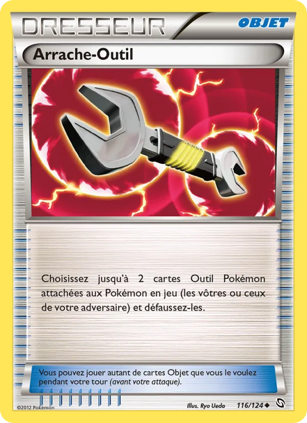 Carte Arrache-Outil de l'extension Dragons Éxaltés, numéro 116/124