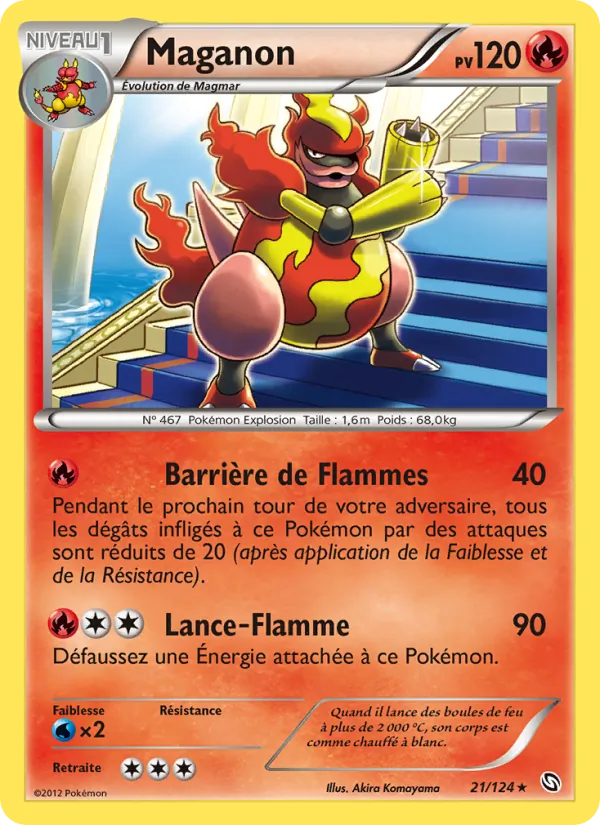 Carte Maganon de l'extension Dragons Éxaltés, numéro 21/124