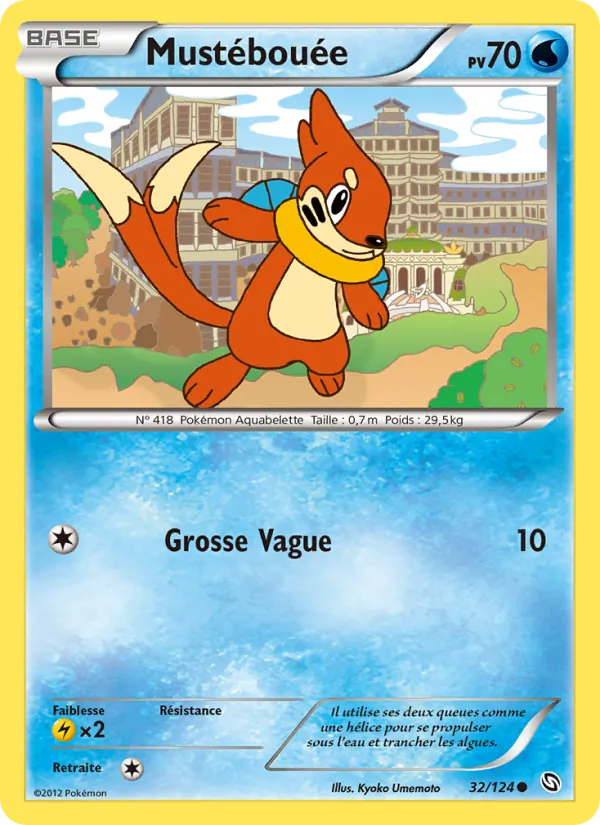 Carte Mustébouée de l'extension Dragons Éxaltés, numéro 32/124