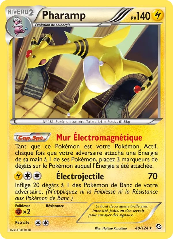 Carte Pharamp de l'extension Dragons Éxaltés, numéro 40/124