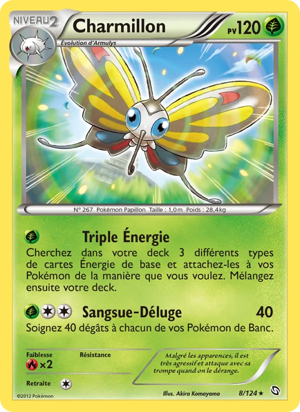Carte Charmillon de l'extension Dragons Éxaltés, numéro 8/124