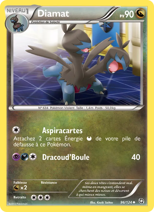 Carte Diamat de l'extension Dragons Éxaltés, numéro 96/124