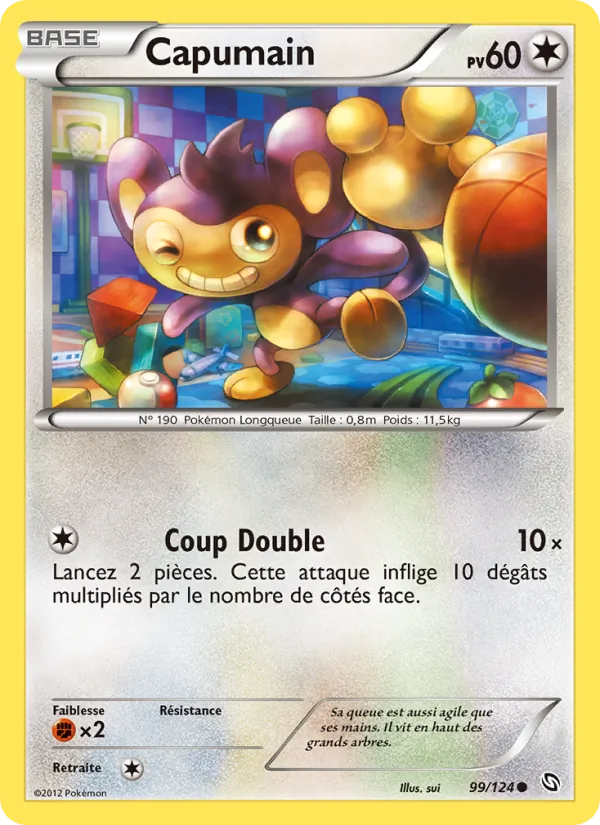 Carte Capumain de l'extension Dragons Éxaltés, numéro 99/124