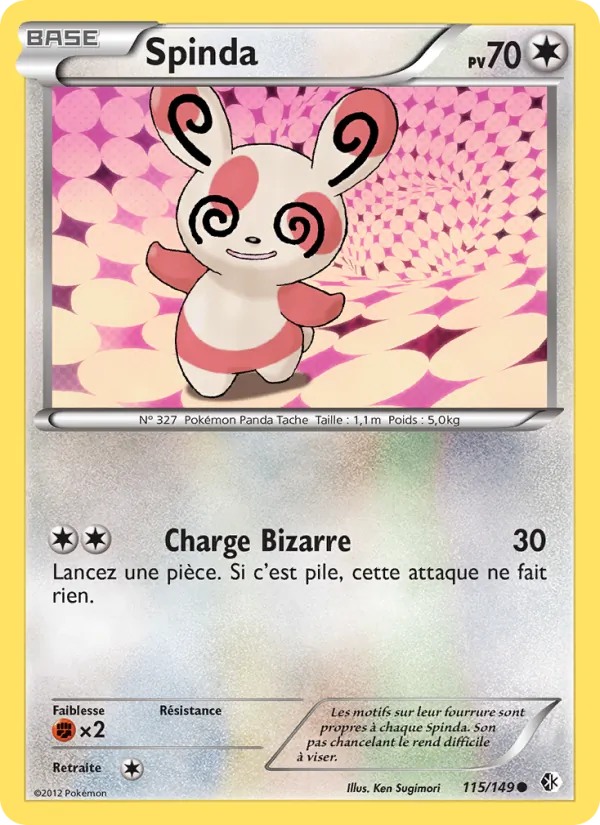 Carte Spinda de l'extension Frontières Franchies, numéro 115/149