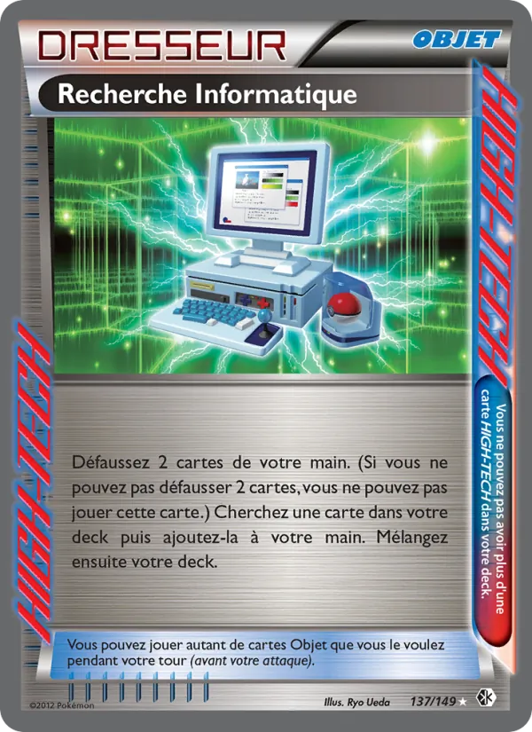 Carte Recherche Informatique de l'extension Frontières Franchies, numéro 137/149