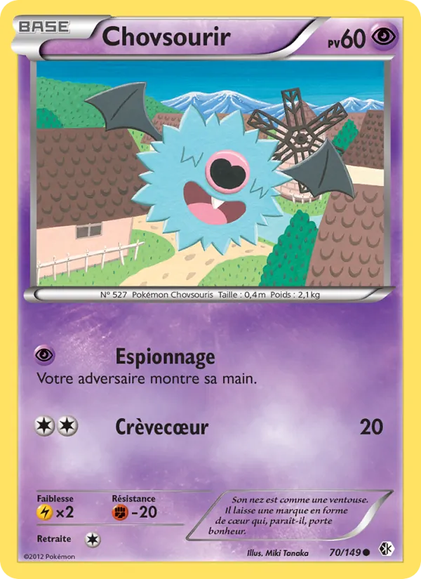 Carte Chovsourir de l'extension Frontières Franchies, numéro 70/149