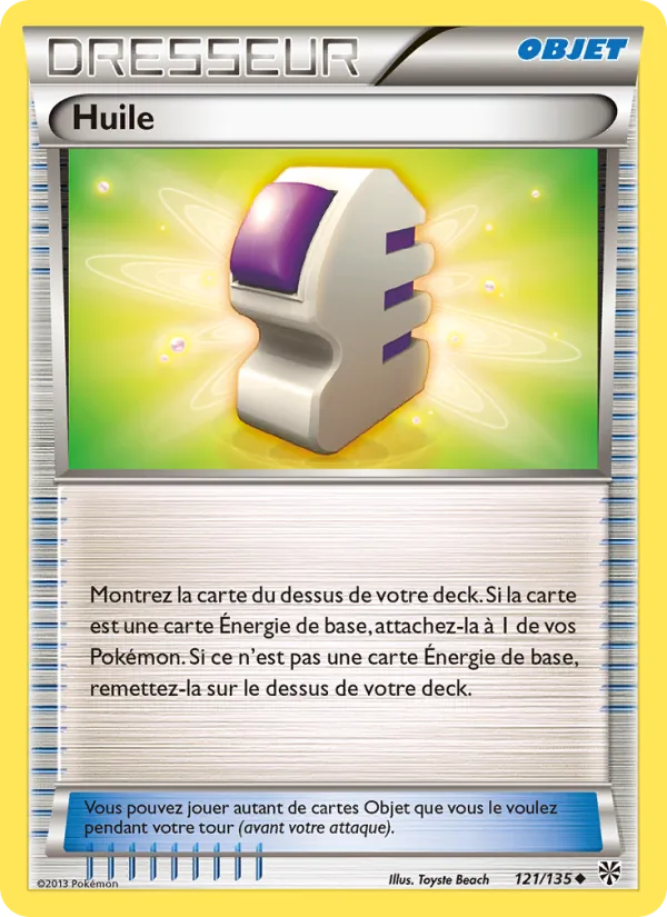 Carte Huile de l'extension Tempète Plasma, numéro 121/135