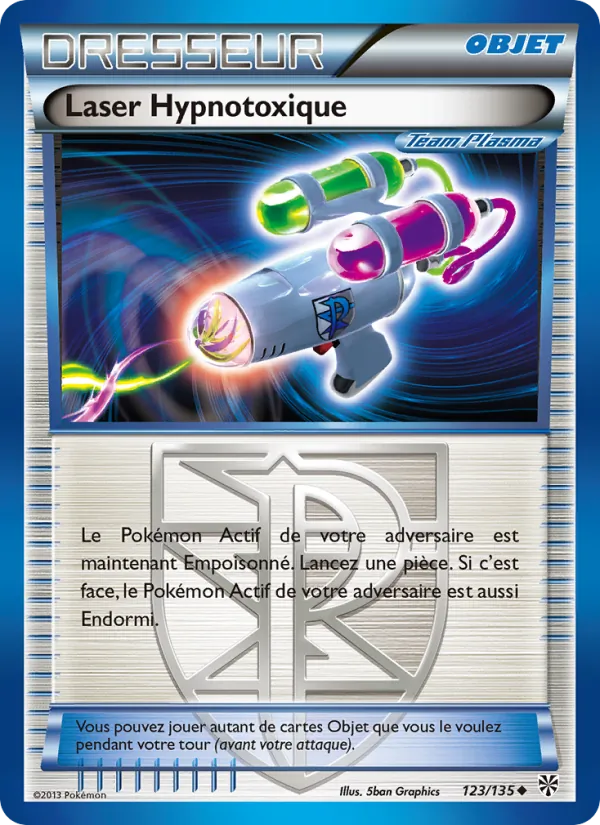 Carte Laser Hypnotoxique de l'extension Tempète Plasma, numéro 123/135