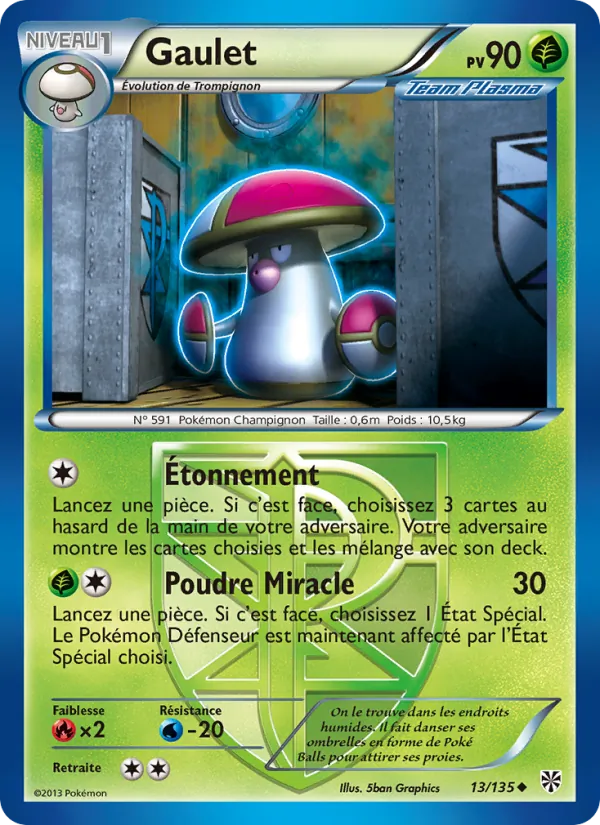 Carte Gaulet de l'extension Tempète Plasma, numéro 13/135
