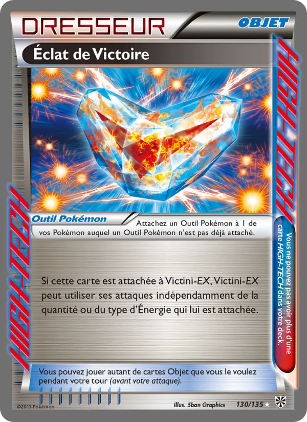 Carte Éclat de Victoire de l'extension Tempète Plasma, numéro 130/135