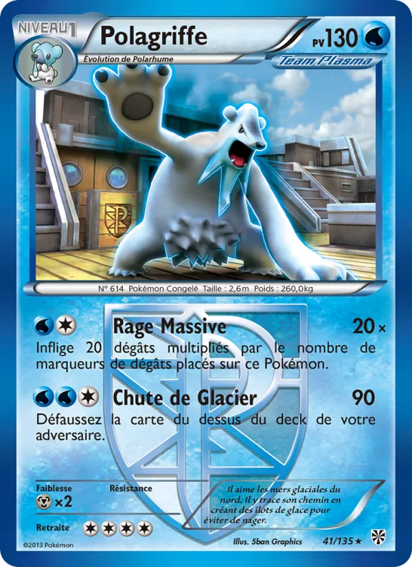 Carte Polagriffe de l'extension Tempète Plasma, numéro 41/135