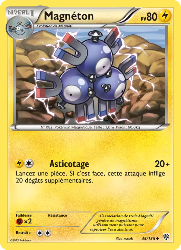 Carte Magnéton de l'extension Tempète Plasma, numéro 45/135