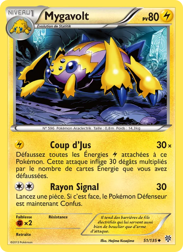 Carte Mygavolt de l'extension Tempète Plasma, numéro 51/135