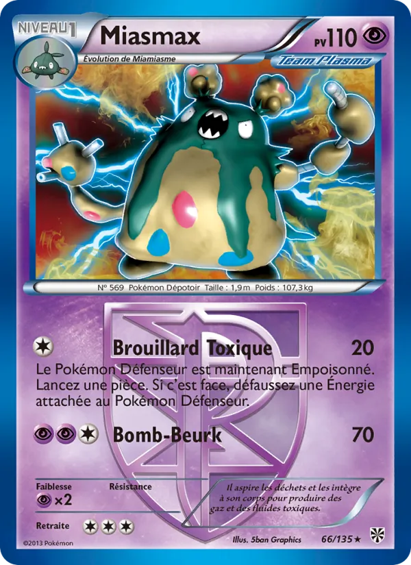 Carte Miasmax de l'extension Tempète Plasma, numéro 66/135