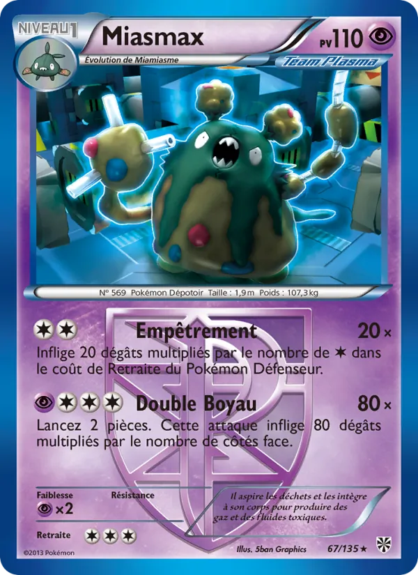 Carte Miasmax de l'extension Tempète Plasma, numéro 67/135